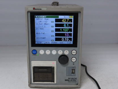 Miyachi MM-370C Welding Power Supply Weld Monitor Checker & Welcard 100-240 VAC