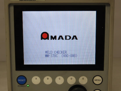 Miyachi MM-370C Welding Power Supply Weld Monitor Checker & Welcard 100-240 VAC