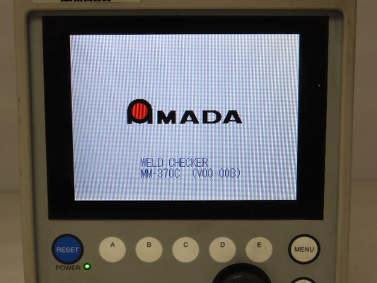 Miyachi MM-370C Welding Power Supply Weld Monitor Checker & Welcard 100-240 VAC