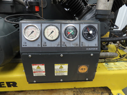 Kaeser N253 Reciprocating Air Compressor Booster Pump 650PSI 94CFM 15hp 10658h