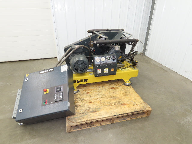 Kaeser N253 Reciprocating Air Compressor Booster Pump 650PSI 94CFM 15hp 10658h