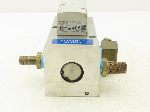 Festo VPPM-12L-L-1-G12-0L10H-LK-S1 Proportional Pressure Control Valve 3-Way