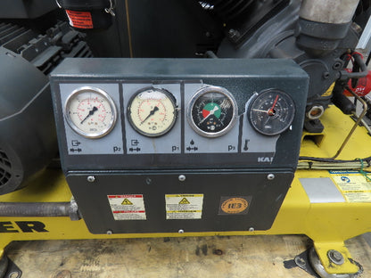 Kaeser N253 Reciprocating Air Compressor Booster Pump 650PSI 94CFM 15hp 3289h