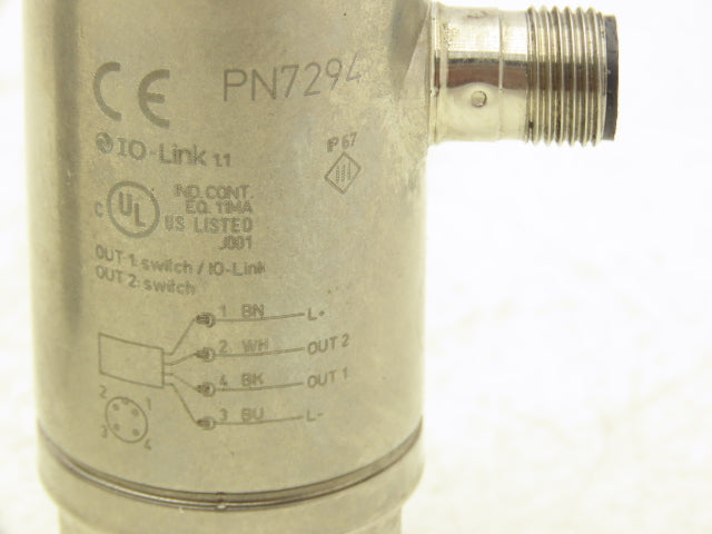 IFM Efector PN7294 Electronic Pressure Sensor Switch Bar MPA PSI Lot of 2