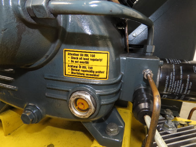 Kaeser N253 Reciprocating Air Compressor Booster Pump 650PSI 94CFM 15hp 4248h