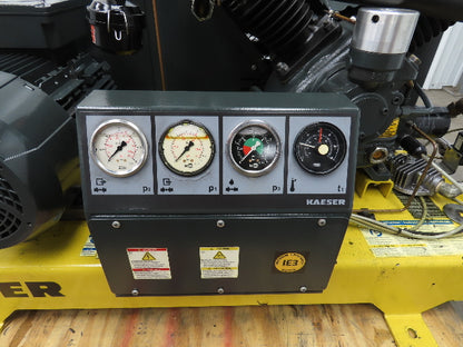 Kaeser N253 Reciprocating Air Compressor Booster Pump 650PSI 94CFM 15hp 4248h
