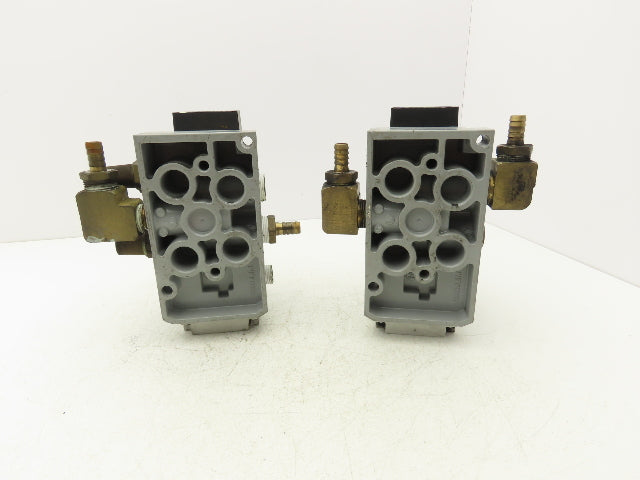 Festo MDH-5/2-D-3-FR-M12-C Pneumatic Solenoid Valve 5/2 Way W Manifold Lot of 2