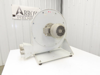 High Pressure Blower 16" Fan 2.5kw 3480 RPM 230/460V 3PH 2" Multi Port Outlets