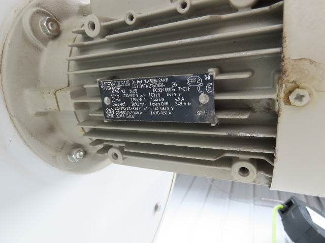 High Pressure Blower 16" Fan 2.5kw 3480 RPM 230/460V 3PH 2" Multi Port Outlets