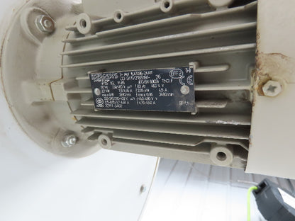 High Pressure Blower 16" Fan 2.5kw 3480 RPM 230/460V 3PH 2" Multi Port Outlets