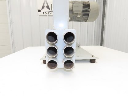 High Pressure Blower 16" Fan 2.5kw 3480 RPM 230/460V 3PH 2" Multi Port Outlets