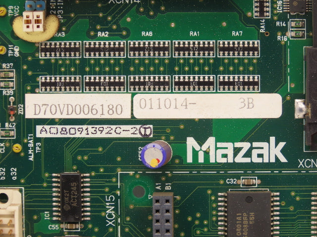Mazak D70VD006180 011014-3B Printed Circuit Board Control Module PCB