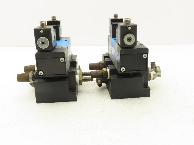 Festo Festo MDH-5/3E-D-2-M12-C Pneumatic Solenoid Valve 5/3 Sub-Base Lot of 2