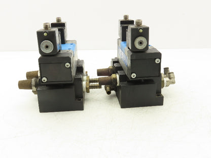 Festo Festo MDH-5/3E-D-2-M12-C Pneumatic Solenoid Valve 5/3 Sub-Base Lot of 2