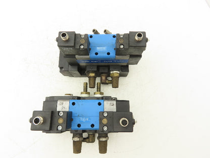 Festo Festo MDH-5/3E-D-2-M12-C Pneumatic Solenoid Valve 5/3 Sub-Base Lot of 2