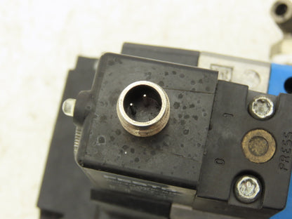 Festo Festo MDH-5/3E-D-2-M12-C Pneumatic Solenoid Valve 5/3 Sub-Base Lot of 2