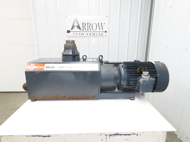 Busch MM 1502 A VV6 Mink Dry Claw Rotary Vacuum Pump 376 CFM 15Hp READ