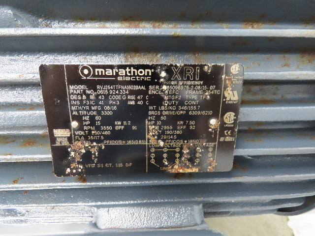 Busch MM 1502 A VV6 Mink Dry Claw Rotary Vacuum Pump 376 CFM 15Hp READ