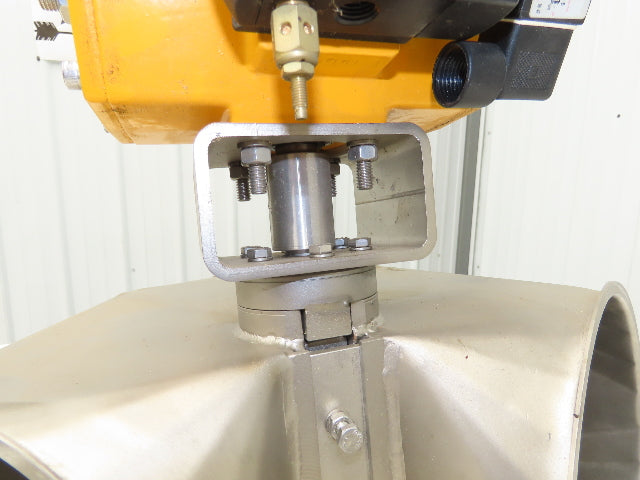 Stainless Diverter Valve 8" with Pneumatic Actuator ED0100.U2A00A.19K0