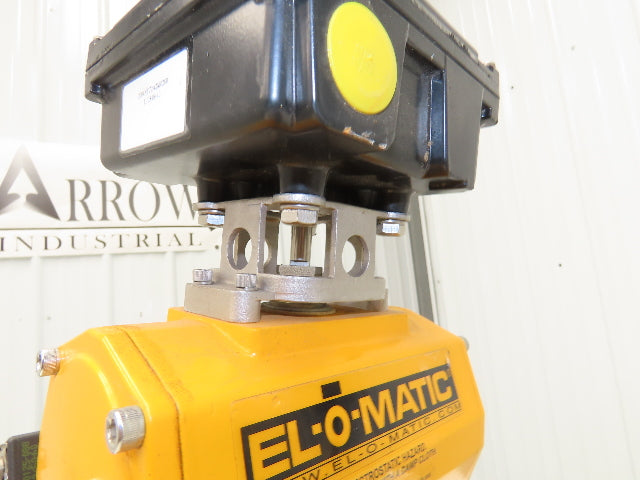 Stainless Diverter Valve 8" with Pneumatic Actuator ED0100.U2A00A.19K0