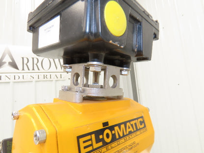 Stainless Diverter Valve 8" with Pneumatic Actuator ED0100.U2A00A.19K0