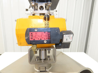 Stainless Diverter Valve 8" with Pneumatic Actuator ED0100.U2A00A.19K0