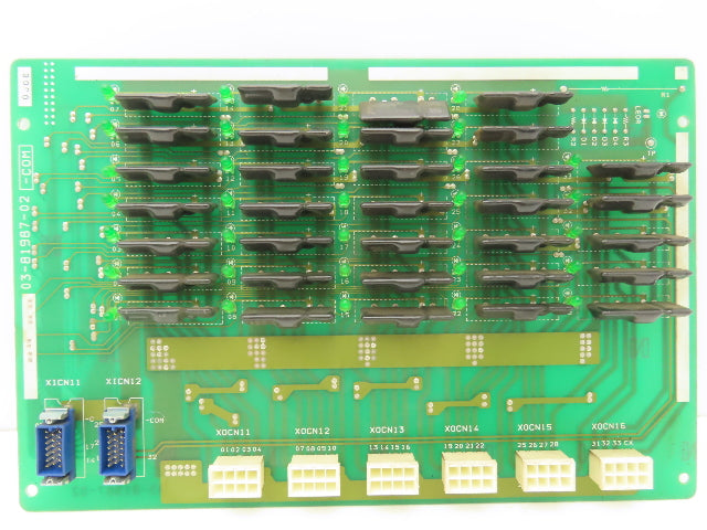 Mazak 03-81987-02-COM Printed Circuit Board STX Laser Communication Board PCB