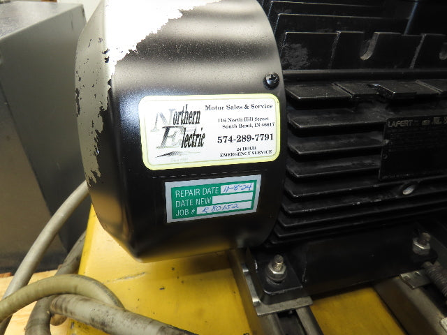Kaeser N351G Reciprocating Air Compressor Booster Pump 362PSI 94CFM 15hp 2265h