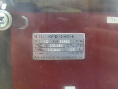 Mitsubishi KH3A Power Transformer 75KVA 3Ph Input 200/230/460 Output 230V Mazak