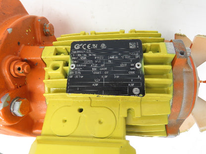 Nord SK 02050AZBH-63L/4 Gearmotor 194:1 Ratio 8.7rpm 480/575V 3PH Hollow Shaft