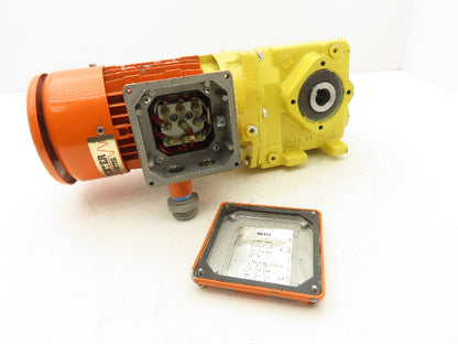 Nord SK 02040AZBH-63L/4 Gearmotor 99:1 Ratio 16.9rpm 230/460V 3PH Hollow Shaft