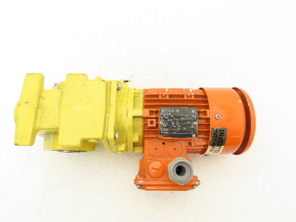 Nord SK 02040AZBH-63L/4 Gearmotor 99:1 Ratio 16.9rpm 230/460V 3PH Hollow Shaft
