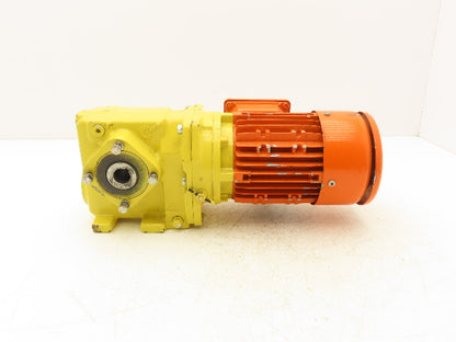 Nord SK 02040AZBH-63L/4 Gearmotor 99:1 Ratio 16.9rpm 230/460V 3PH Hollow Shaft