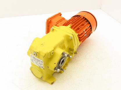 Nord SK 02040AZBH-63L/4 Gearmotor 99:1 Ratio 16.9rpm 230/460V 3PH Hollow Shaft