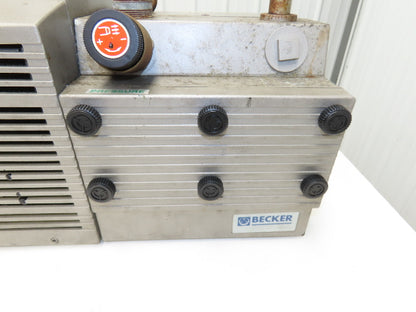 Becker KDT 3.140 Oil-less Vacuum Pump 8.5kw 90cfm 158m³/h 1500mbar 230/460V 3PH
