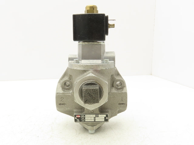 Herion 8026772 Solenoid Valve 1" NPTF 1/4" NPTF Pilot Coil 120 VAC 60Hz 33VA