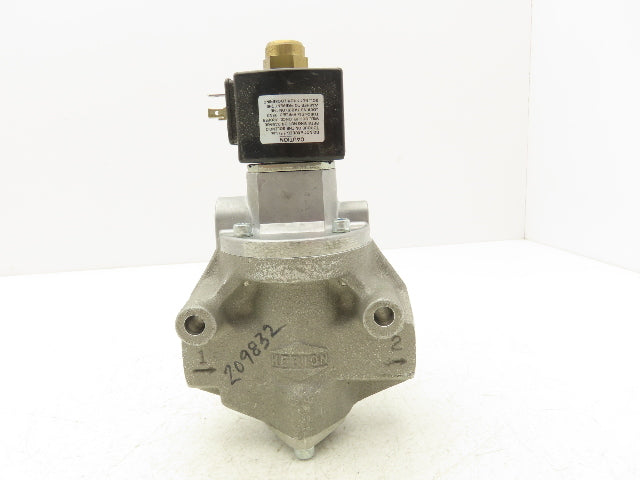 Herion 8026772 Solenoid Valve 1" NPTF 1/4" NPTF Pilot Coil 120 VAC 60Hz 33VA