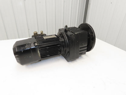 Sew Eurodrive RF77 DRS80M4BE2/IS/TF Brake Gear Motor 1.1kw 12rpm 277/480V 145.67