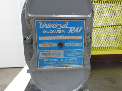 Universal RAI 36 U-RAI Roots 2" Vacuum Blower Rotary Lobe 7PSI 2Hp 230/460V 3Ph