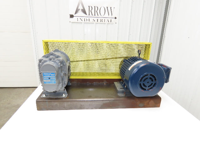 Universal RAI 36 U-RAI Roots 2" Vacuum Blower Rotary Lobe 7PSI 2Hp 230/460V 3Ph