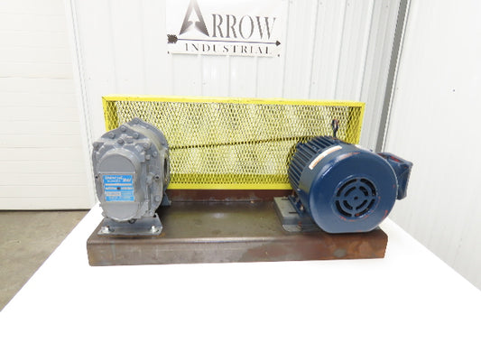 Universal RAI 36 U-RAI Roots 2" Vacuum Blower Rotary Lobe 7PSI 2Hp 230/460V 3Ph
