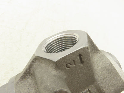 Herion 8026772 Solenoid Valve 1" NPTF 1/4" NPTF Pilot "Missing Coil"