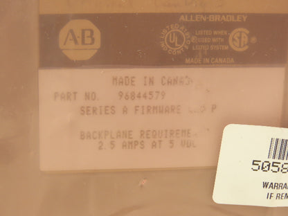 Allen Bradley 1785-LT2 PLC-5/25 Processor Module Ser A PN96844579