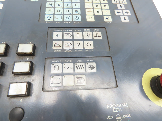 Mazak D72VD009600 HMI Mazatrol CNC Laser Control Panel Push Button With Display