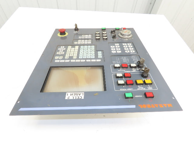 Mazak D72VD009600 HMI Mazatrol CNC Laser Control Panel Push Button With Display