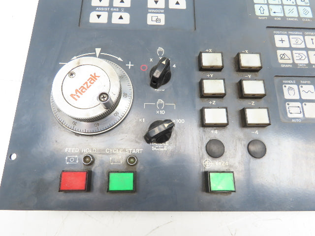 Mazak D72VD009600 HMI Mazatrol CNC Laser Control Panel Push Button With Display