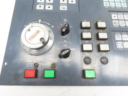 Mazak D72VD009600 HMI Mazatrol CNC Laser Control Panel Push Button With Display