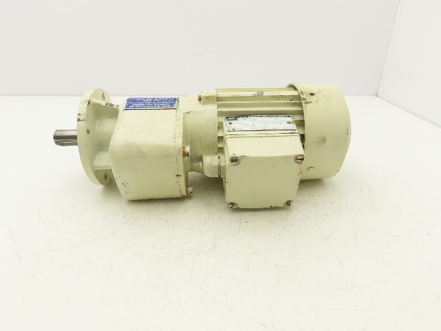 ABM G80F/3.DB 63 a-4 Inline Gearmotor .18kw 1560/80 RPM 280/480V 3PH IEC 63