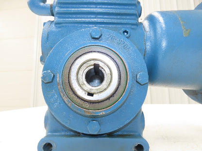Cone Drive MSHO20A022-2 Worm Gearbox 50:1 Reducer 35 RPM 56C Hollow Shaft *Read