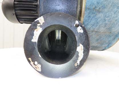 Elektror RD4 Backward Curve Blower 15"Fan 500 CFM .55kw 230/460V 3PH 4" Outlet